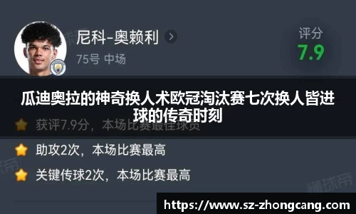 瓜迪奥拉的神奇换人术欧冠淘汰赛七次换人皆进球的传奇时刻